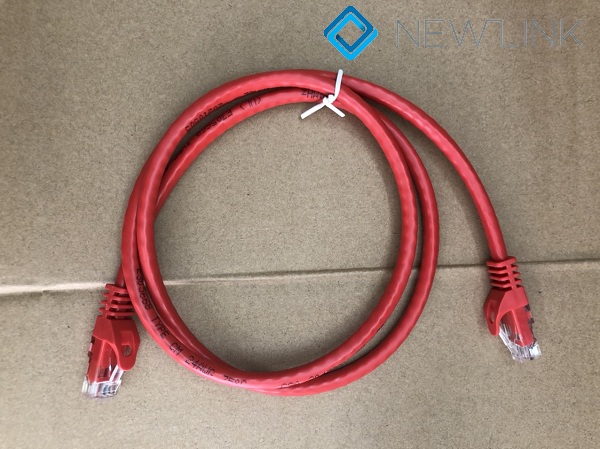 Dây mạng 0,3M Cat6 NewLink màu đỏ NL-1001FRD